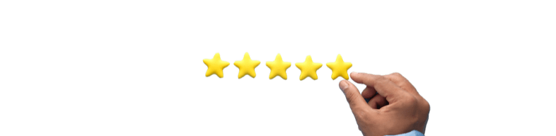 5-Star-Reviews-Hand-Transparent - Amazon Sales Optimization by Margin Business-min